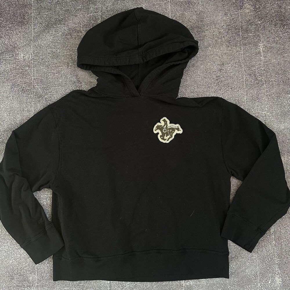 Women's Favour USA Tonight We Ride Chenille Patch Alfie Hoodie Sweatshirt Sz XL